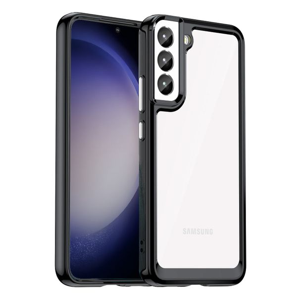 TEKRON Shockproof Candy Clear Cover Designed for Samsung Galaxy S23+ (2023)