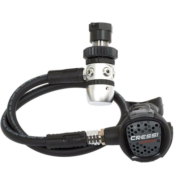 Cressi AC2 Compact Regulator Set - Lightweight Reliable Design for Travel