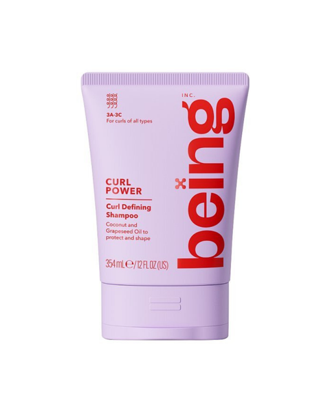 Being Curl Power Shampoo for Curly &amp; Coily Hair (3a-3c, 4a-4c) - 354 Ml
