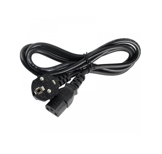 UniQue Euro Plug to IEC 2 Pin Standard Single Head Power Cable- 1.8m