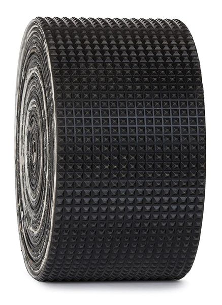 Dimpled Rubber black Non-slip tape, 100mm x 10m