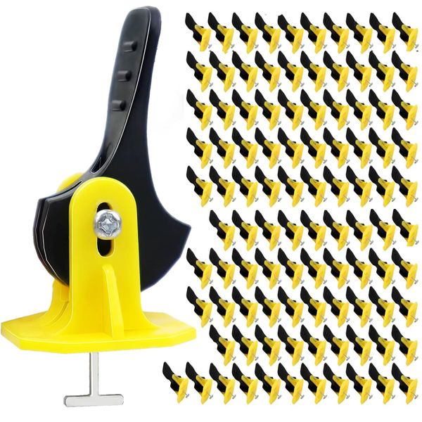 100 Tile Spacers Leveling System Reusable Tile Levelers Tile Leveling Clips
