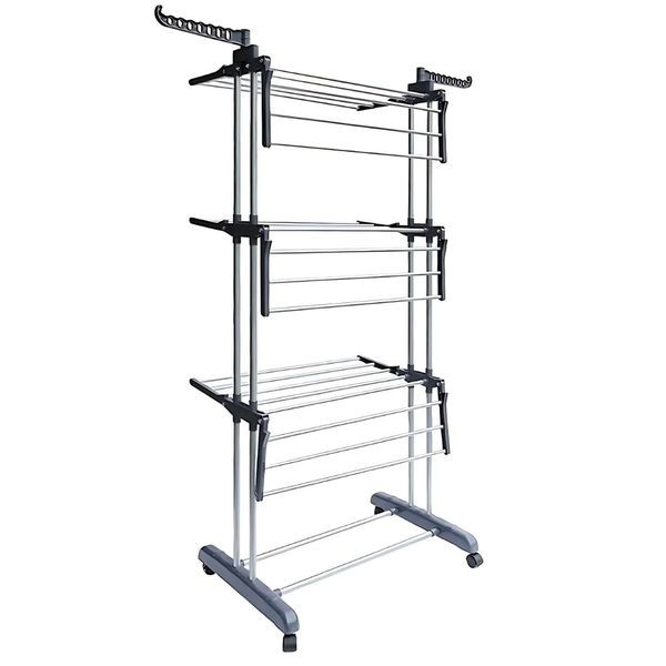 Drying Rack 3-Tier Foldable Clothes Dryer Laundry Garment Washing Rack