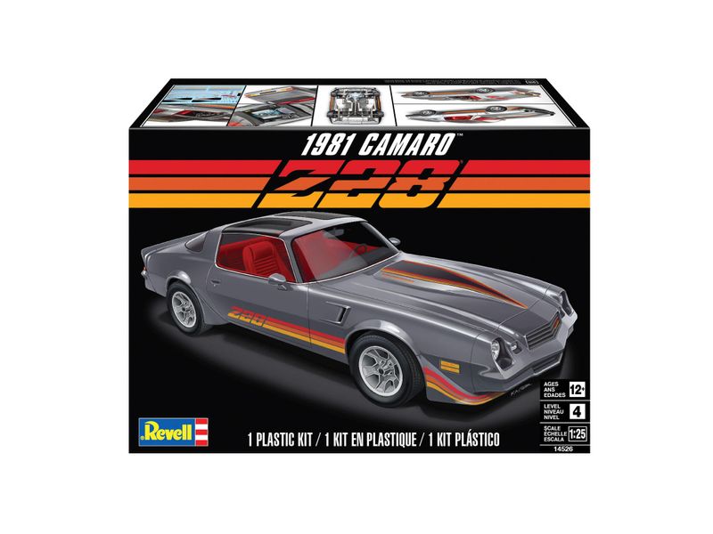Revell 1/25 1981 Chevrolet Camaro Z28 Car Plastic Model Kit