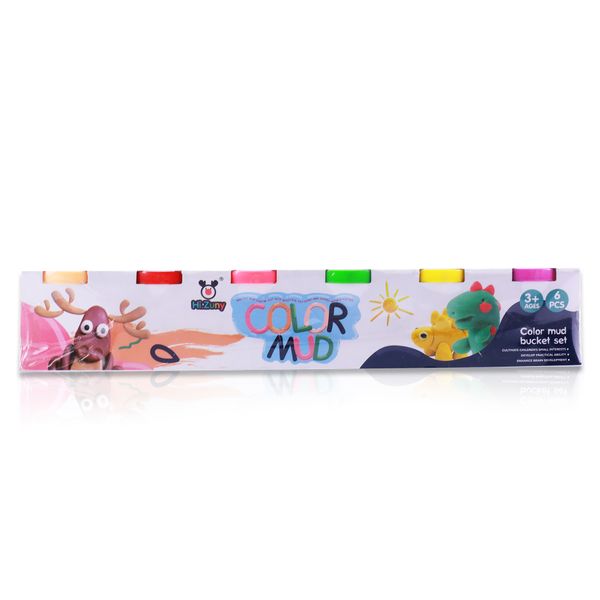 Hi.Zuny - Colour Mud - Bucket Set - 6 Piece