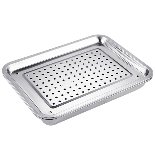 Kitchen High Grade Multifunctional Roasting Pan With Oil Drip Filter Tray