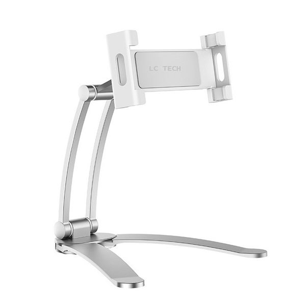 LC TECH Wall/ Desktop Mount Holder Stand for 5 to 10.5 Inch Mobile/Tablet