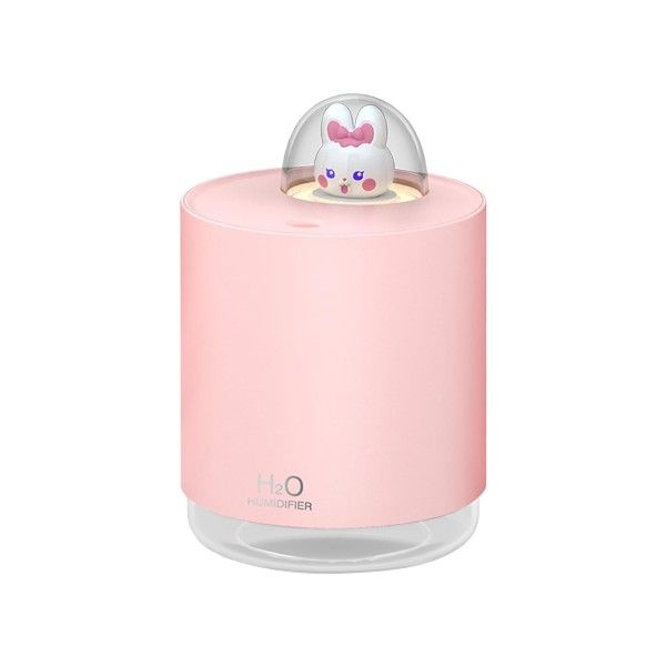 Cute Rabbit Colorful LED Night Light Desktop Humidifier