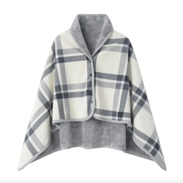 Ultra Soft 2-in-1 Poncho &amp; Blanket