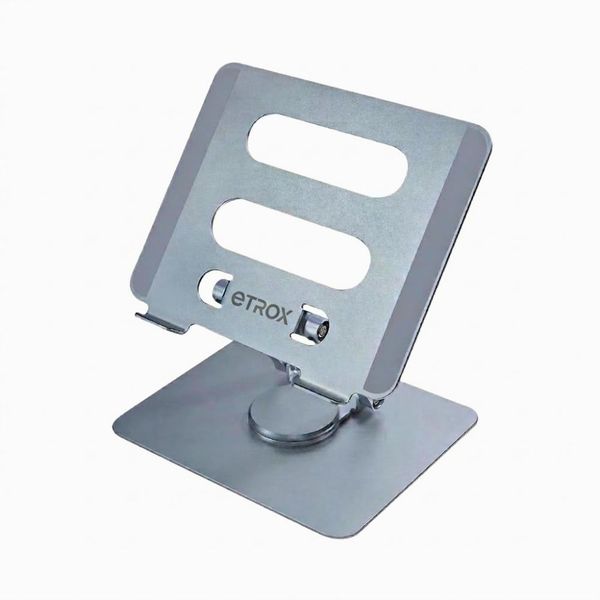 eTROX Pro Laptop Stand Aluminium - 360 Rotating Adjustable Docking Station