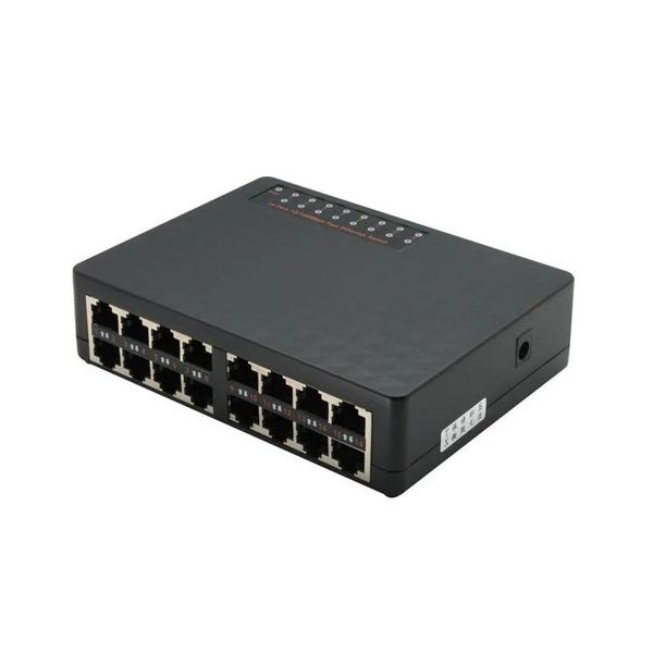 MicroWorld 16 Port 10/100Mbps Unmanaged Fast Ethernet Network Switch