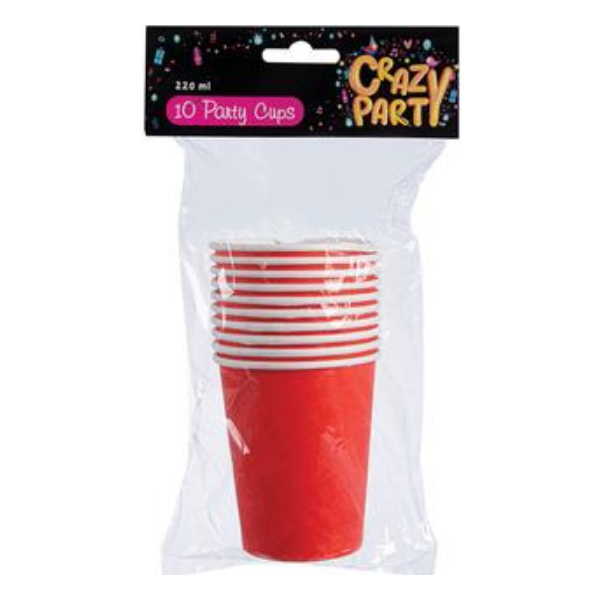 SD Party Supplies - Red Party Cups - Pack of 3
