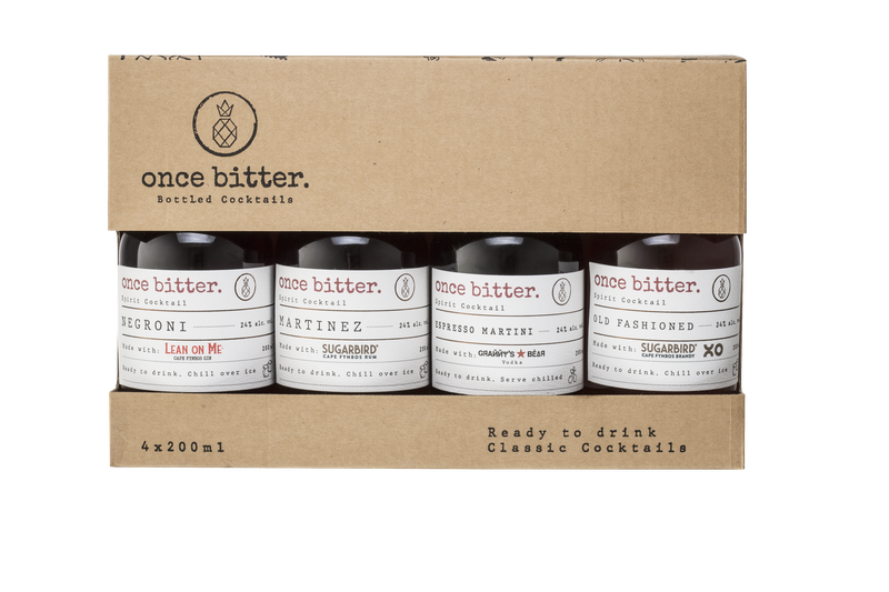 Once Bitter 4x200ml Ready To Drink Cocktail Box