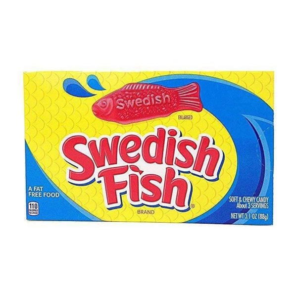 Swedish Fish Red Theatre Box 88g x 12