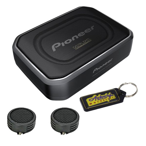 Pioneer8" Compact ClassD Amplifier-Subwoofer System &amp; Evo Tweeters &amp;Keyring