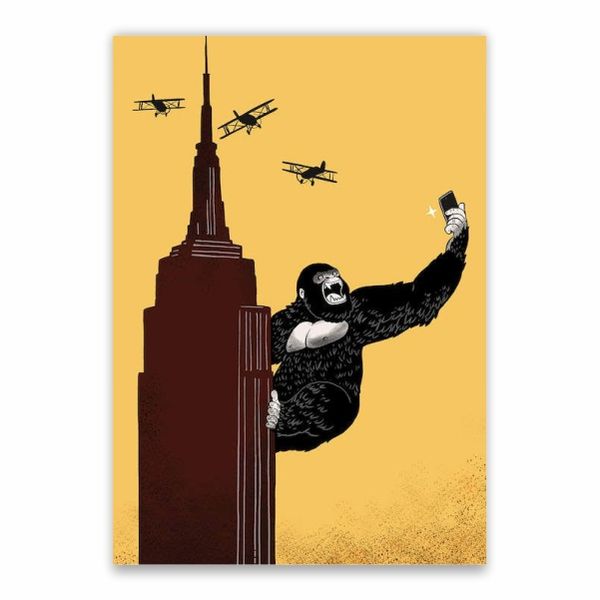 King Kong Selfie Poster - A1