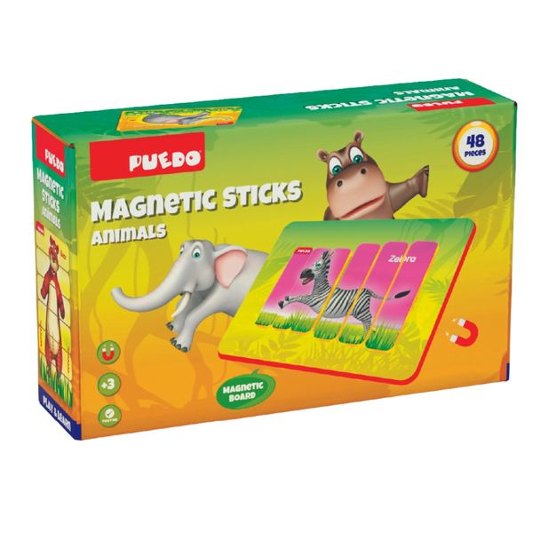 Magnetic Stick Puzzle - Animal Mix