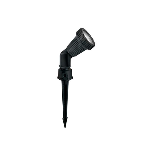 Garden Spike Plastic Black 1xGU10
