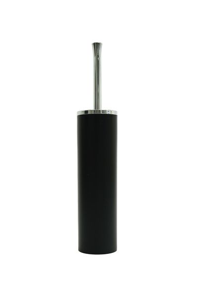 Black Stainless steel Round Toilet Brush &amp; Holder