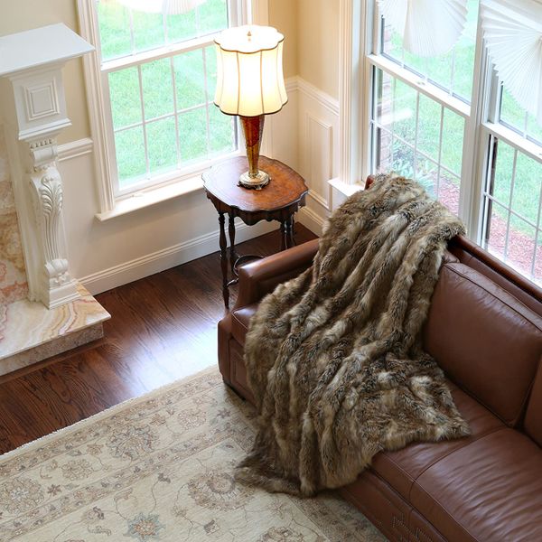 Faux Throw Blanket