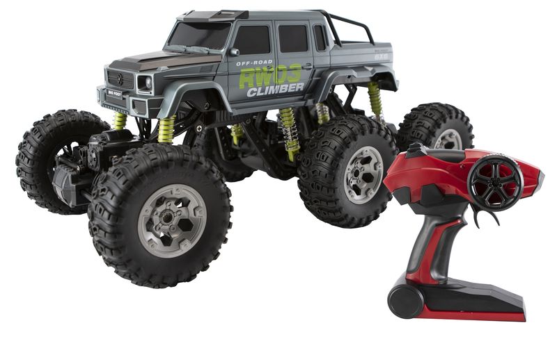 RW Toys 1/8 R/C Mercedes Rock Crawler Truck 6WD 44.5cm Long - Grey