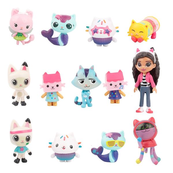 13 Gabby Dollhouse Figures