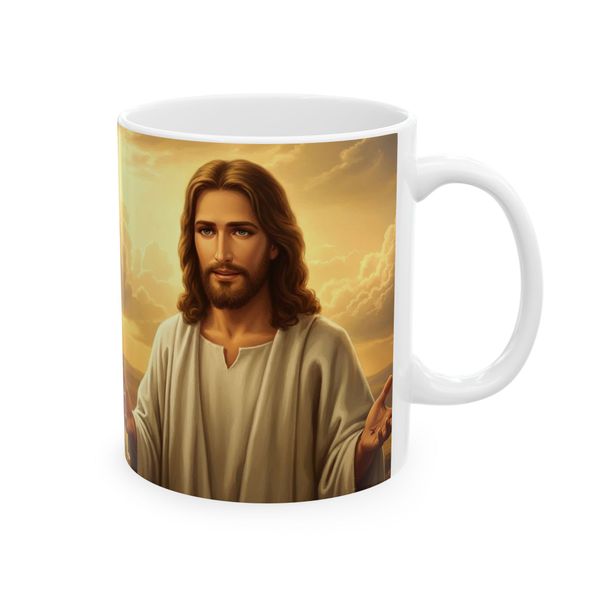 Jesus talking to poeple - Mug