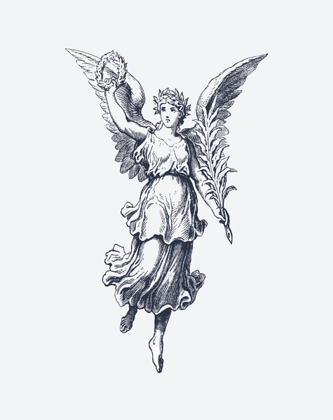 EZINK Heaven's Angel Temporary Tattoo | Lasts 1-2 Weeks