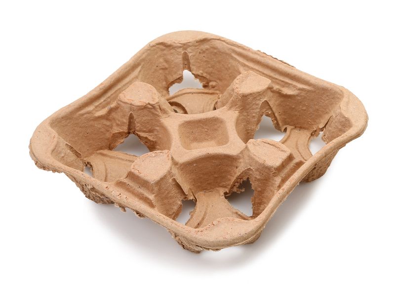 Recycled Paper 4 Compartment Cup Holder - Pack Of 150