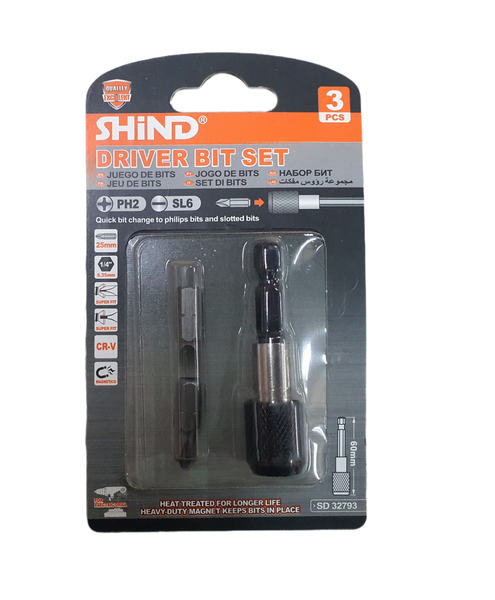 Shind Driver Bit Set - 3 Piece