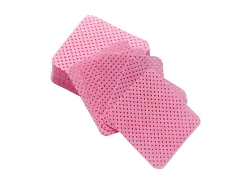 200 Pack - Disposable Gel Polish Remover Wipes - Pink