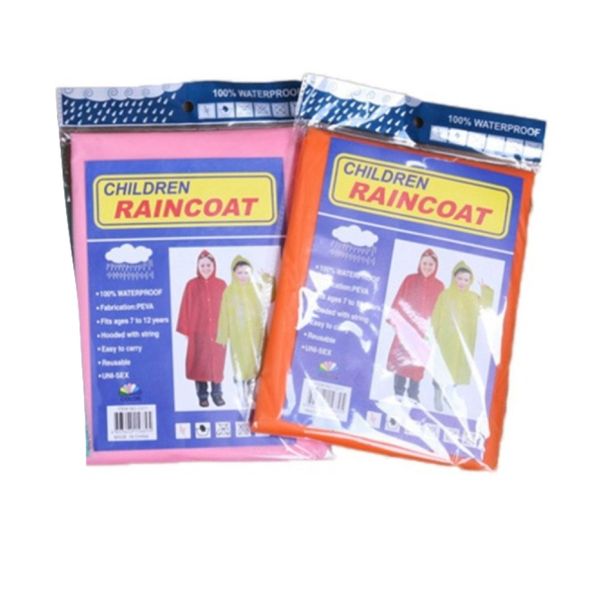 Camping Kids Raincoat Set of 2