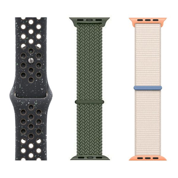 3-Pack Watch Bands Straps for Apple Watch (Fits: 44/45/49mm)