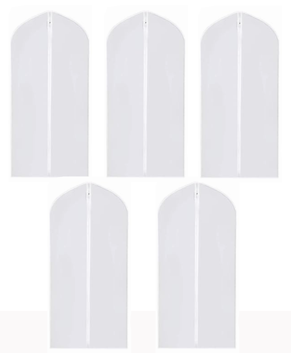 5 Pack Hanging Garment Bags