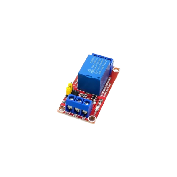 HKD 12V 1-Channel Relay Module with Optocoupler - High/Low Trigger
