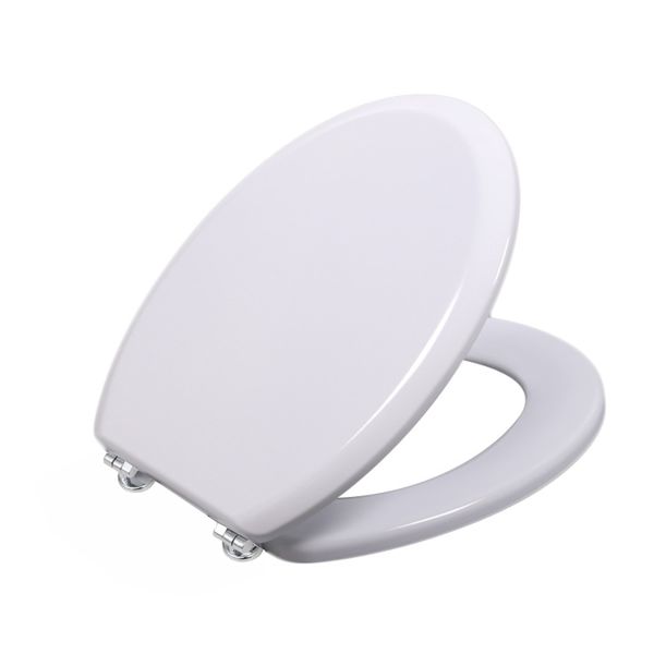 Toilet Seat MDF With Chrome Plate Hinge