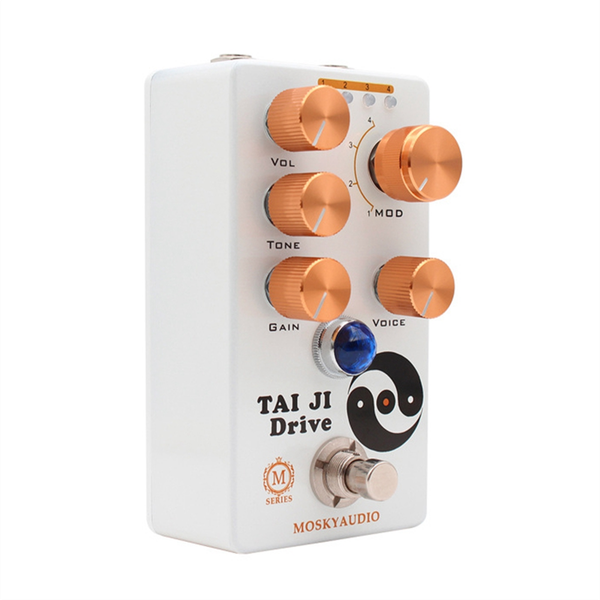 Moskyaudio Tai Ji Drive Guitar Overdrive Effects Pedal 4-Mode