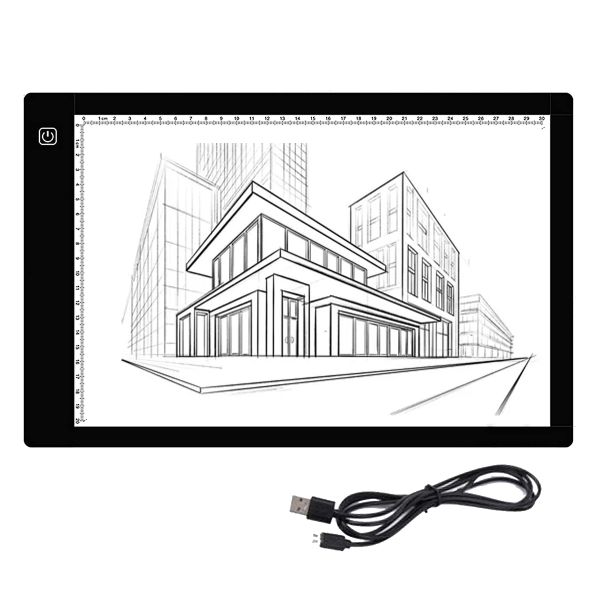 Portable A4 Tracing LED Light Copy Board Box Art Craft Trace Sketching Pad