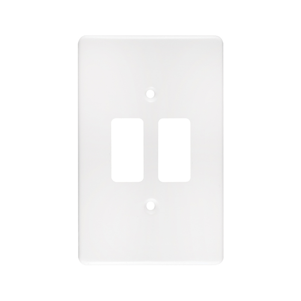 Crabtree - Switch Light Cover Plate - 2 Lever - Bulk Pack of 12