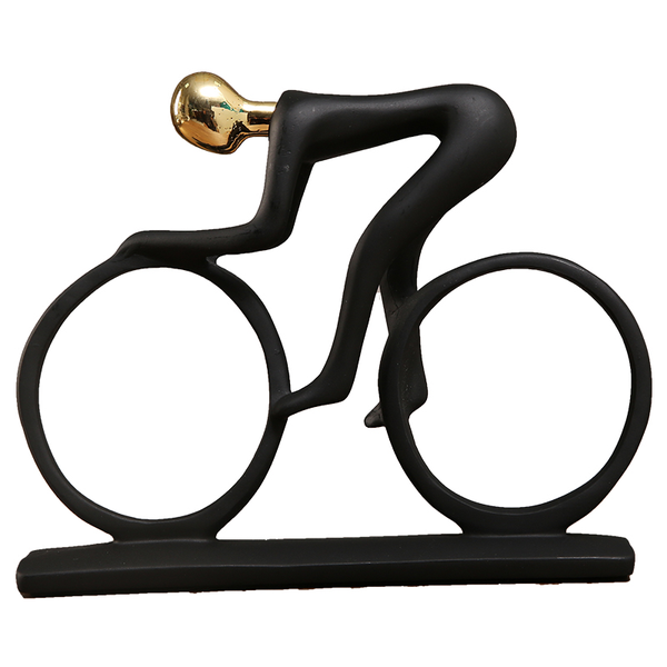 Cyclist Ornament Art Sculpture Home Decoration Statue Figure Ornament