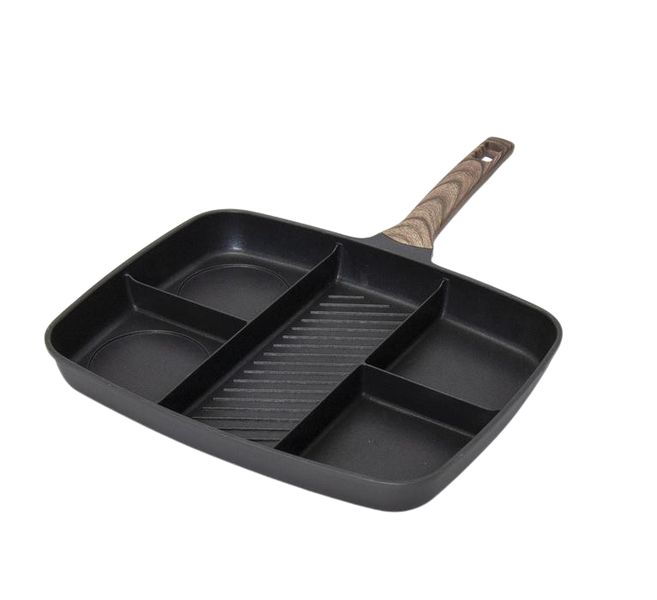 5-In-1 Rectangular Non-Stick Frying Pan