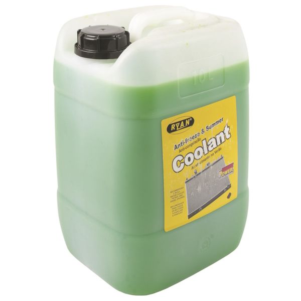 Ryan Anti-Freeze and Summer Coolant - 10 Litres (Green)