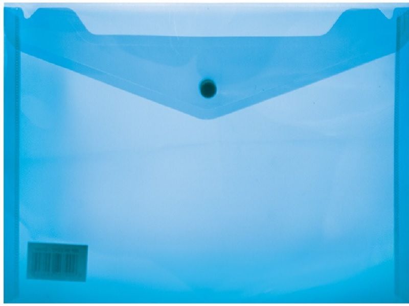 Treeline A4 Blue PVC Carry Folder with Stud Pack of 12