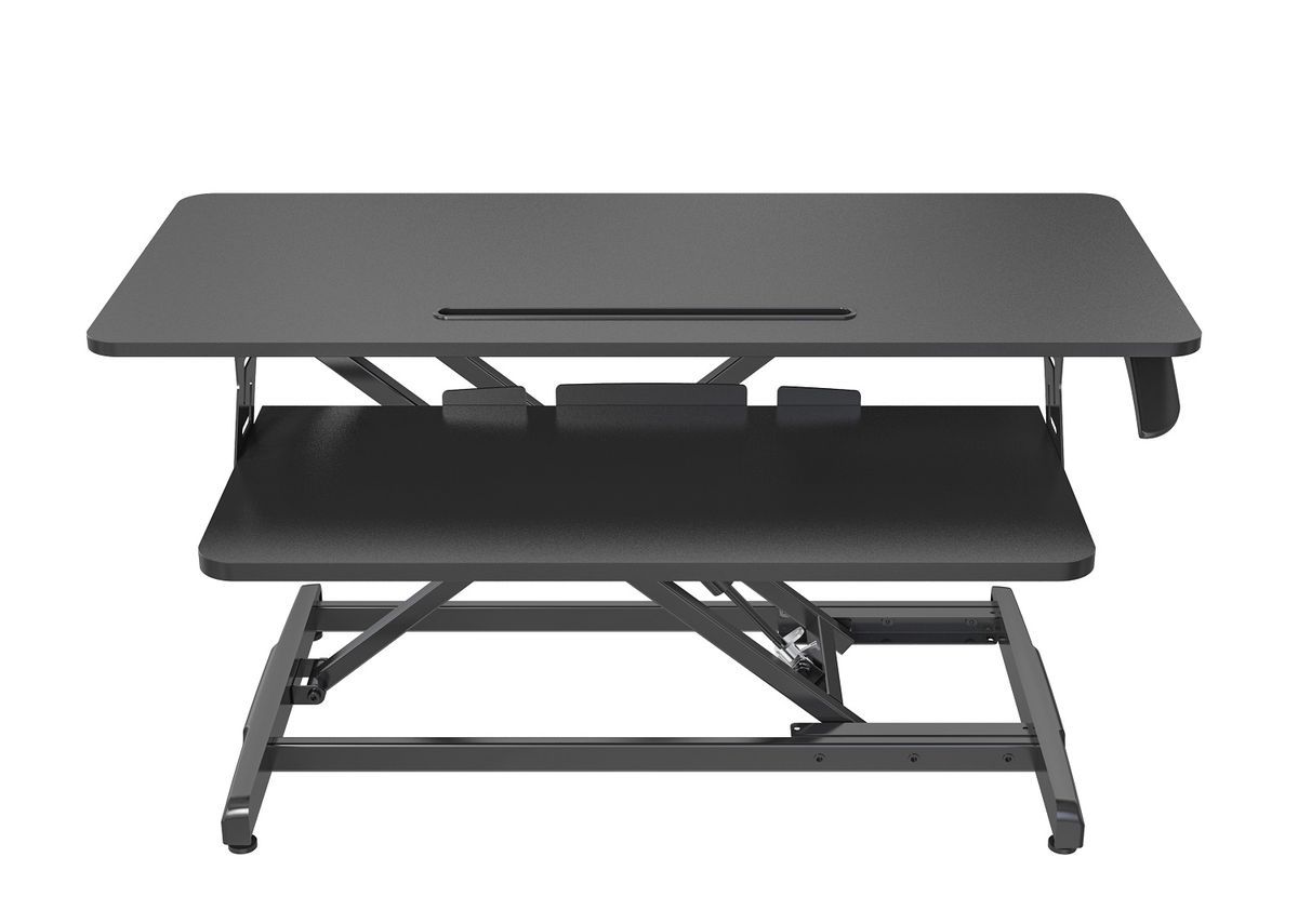 Height adjustable sit stand desk black buy online in south africa