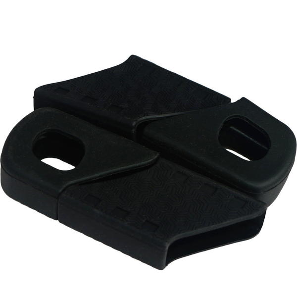 Set of Black Mountain Bike Crank Covers