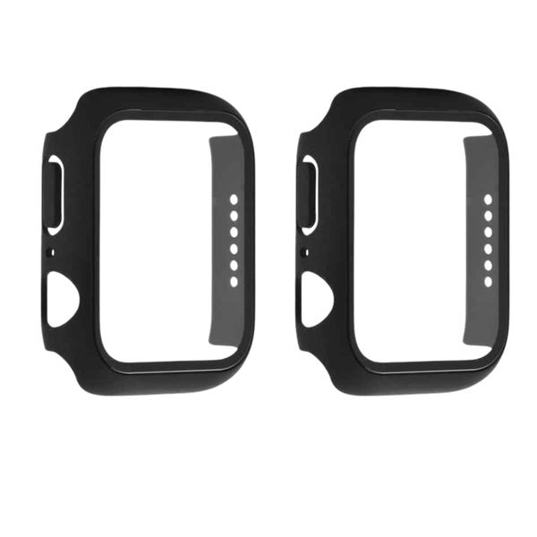 Twin Pack 44mm Hard Case and Screen Protector compatible with Apple watch