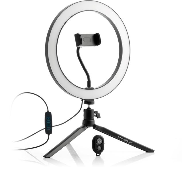 InnovaGoods - Selfie Ring Light with Tripod and Remote Control Youaro