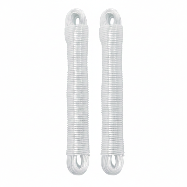 Starline 3mm x 35m Silver Medium Duty Outdoor Washing Line - 2 Pack