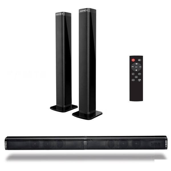 HiMex 2.0CH 40W Detachable Bluetooth Soundbar/Speaker-Split or Combine Easy