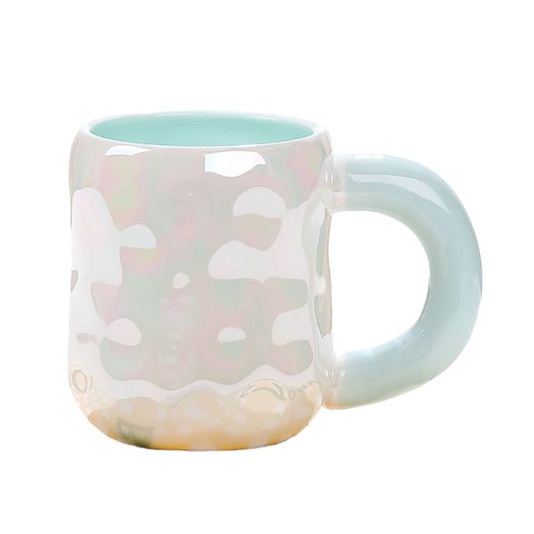 Chucky Handle Pearl Glazed Ceramic Novelty Cup 400ml